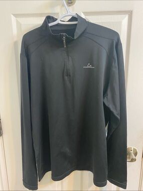 Paradox Quarter Zip Sweatshirt Men’s XL Black Performance Pullover Active Layer